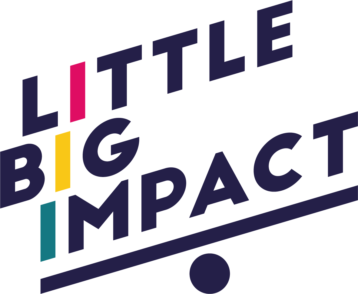 Logo officiel de Little Big Impact, organisation engagée dans la transition écologique et l’accompagnement des entreprises vers un impact durable.