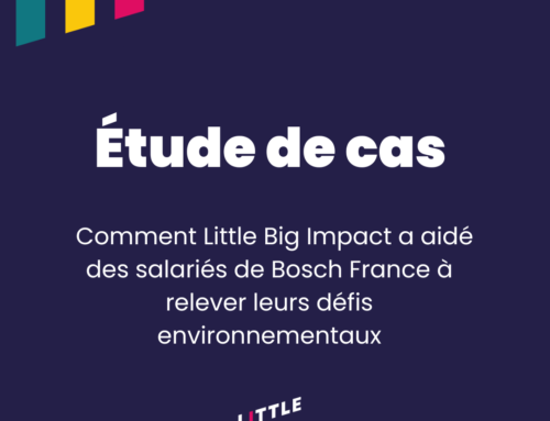 Étude de Cas : Comment Little Big Impact a aidé des salariés de Bosch France à relever leurs défis environnementaux
