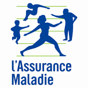 Logo de l’Assurance Maladie, organisme de protection sociale et de santé publique en France.