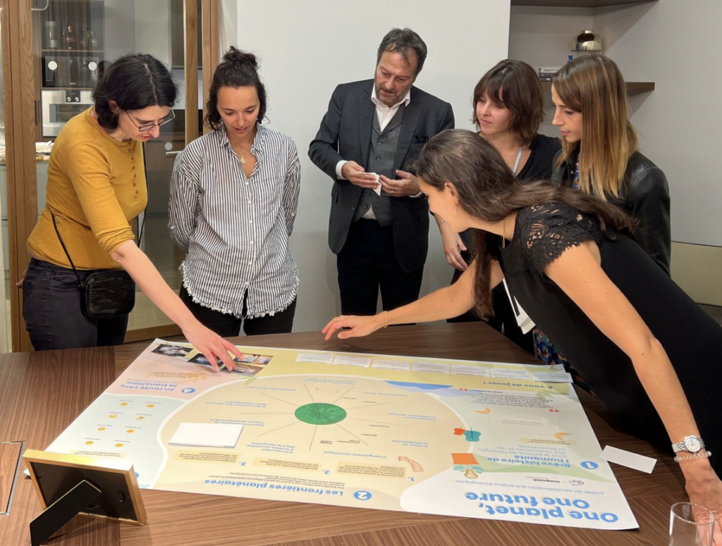 Atelier collaboratif sur la transition écologique en entreprise animé par Little Big Impact.