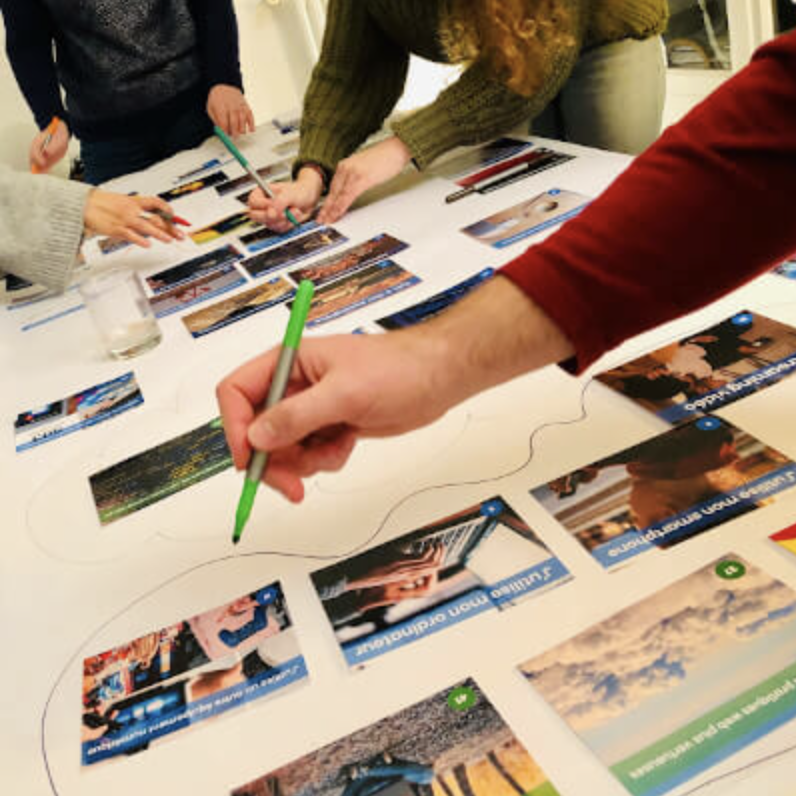 photo cartes de la fresque du numérique